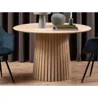 table ronde toto ø 120 cm chêne blanchi