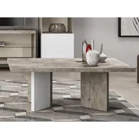 table basse tropico 120 cm gris