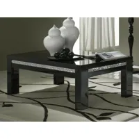 table basse rebecca rectangulaire noir laque