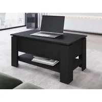 table basse wizz 88 cm noir graphite