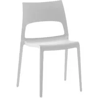 bonaldo set de 2 chaises idole (blanc - polypropylène opaque)