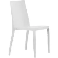bonaldo set de 4 chaises pangea (blanc - polypropylène opaque)