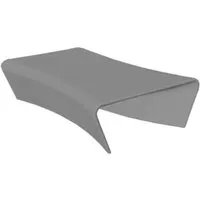 driade table basse piaffé (gris clair - polyéthylène)