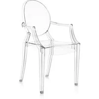 kartell chaise louis ghost (cristal - polycarbonate 2.0 à partir de matière première renouvelable)