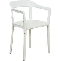 magis chaise steelwood chair (blanc - hêtre et acier)