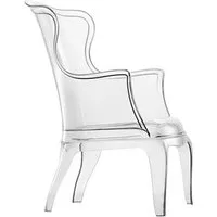 pedrali fauteuil pasha (transparent - polycarbonate)