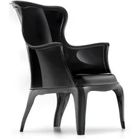 pedrali fauteuil pasha (noir - polycarbonate)