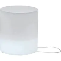 pedrali table basse wow 486 (blanc / opalin - polyéthylène/méthacrylate)