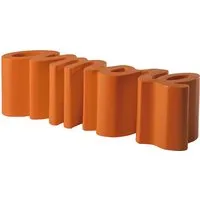 slide banc amore bench (orange - polyéthylène)