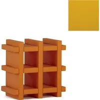 slide bibliothèque mini booky (jaune - polyéthylène)