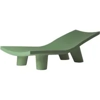 slide chaise longue pour extérieur low lita lounge (vert mauve - polyéthylène)