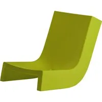 slide chaise longue twist (citron vert - polyéthylène)