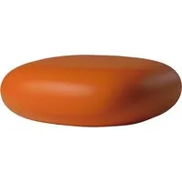 slide pouf chubby low (orange - polyéthylène)