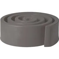 slide pouf summertime (gris argille - polyéthylène)