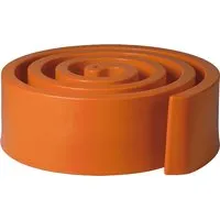 slide pouf summertime (orange - polyéthylène)