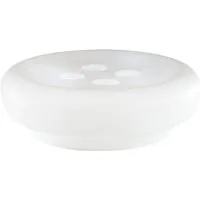 slide table basse / pouf bot one (blanc lait - polyéthylène)