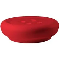 slide table basse / pouf bot one (rouge - polyéthylène)