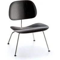 vitra chaise longue plywood lcm (noir / chromé - frêne multi-couche / acier)