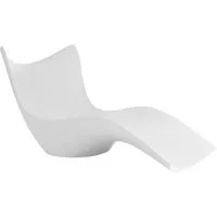 vondom bain de soleil chaise longue surf (blanc - polyéthylène)