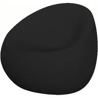 vondom fauteuil stones collection (noir - polyéthylène)