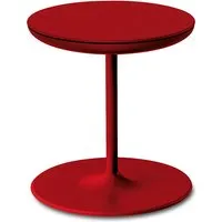 zanotta table basse de rangementtoi (rouge - polyuréthane, contreplaqué d'aluminium)