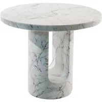 covo table basse porte revues u-turn (ø 55 x h 45 cm - marbre)
