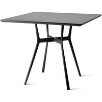 tribù table bistrot 80x80 cm d'extérieur branch (wengé - aluminium)