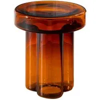miniforms table basse soda ø 38 x h 45 cm (ambre - verre souflé)