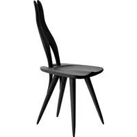 zanotta chaise fenis cm (noir - erable massif)