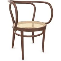 thonet chaise avec accoudoirs 209 (walnut - frêne teinté i)