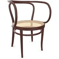 thonet chaise avec accoudoirs 209 (mahogany - frêne teinté i)