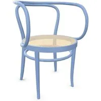 thonet chaise avec accoudoirs 209 (powder blue - frêne teinté ii)