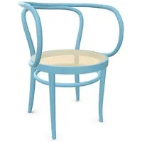 thonet chaise avec accoudoirs 209 (azure blue - frêne teinté ii)