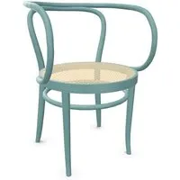 thonet chaise avec accoudoirs 209 (grey green - frêne teinté ii)