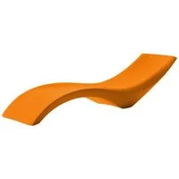 myyour bain de soleil chaise longue cloe (orange gaufré - polyéthylène)