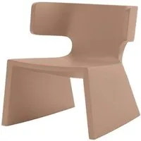 alma design fauteuil meg (rose pâle - polyéthylène)