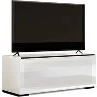 munari meuble tv genova ge 126 ge126bi (blanc - verre)