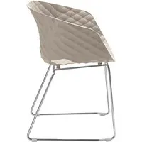et al fauteuil uni-ka 595 (couleur au choix - polipropilene e acciaio cromato)