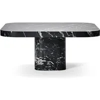 classicon table basse bow 3 marble (noir marquina - marbre)