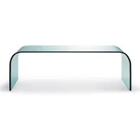 fontana arte table basse tavolino curvo (120 cm - verre)
