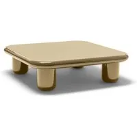 mogg table basse bilbao 120x120xh31 cm (laqué mat - bois et polyuréthane)
