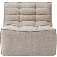 ethnicraft fauteuil n701 (beige - tissu)