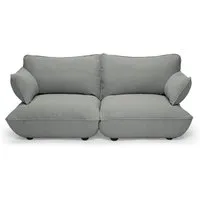 fatboy canapé à 2 places sumo sofa medium (mouse grey - 82% polyester, 18% acrylique)
