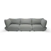 fatboy canapé à 3 places sumo sofa grand (mouse grey - 82% polyester, 18% acrylique)