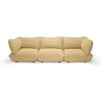 fatboy canapé à 3 places sumo sofa grand (honey - 82% polyester, 18% acrylique)