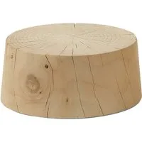 riva 1920 table basse tabouret natura legno vivo (ø 40 x h 20 cm - bois massif de cèdre)