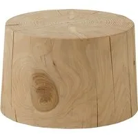 riva 1920 table basse tabouret natura legno vivo (ø 40 x h 30 cm - bois massif de cèdre)