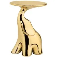 qeeboo table basse pako gold (or - polyéthylène)