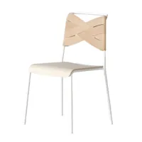 design house stockholm chaise torso frêne-naturel