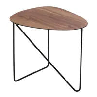 lind dna table d'appoint curve m noyer